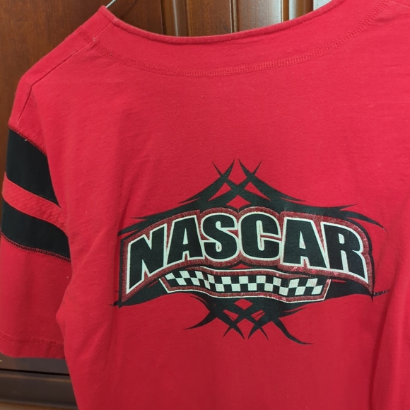 Jersey Shirt NASCAR Women's Size Small Sparkles On The Logo On Front & Back - Picture 7 of 14